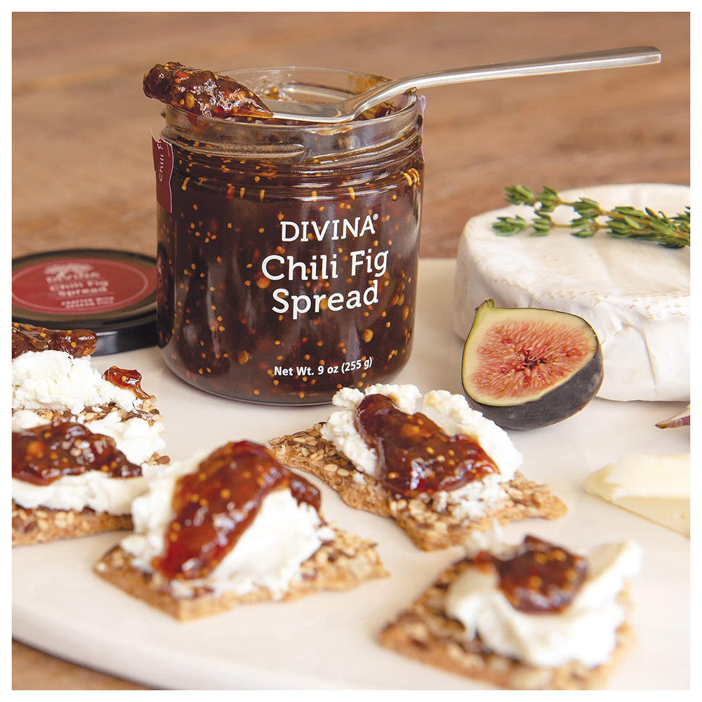 Divina Chili Fig Spread Jam, 9 Oz