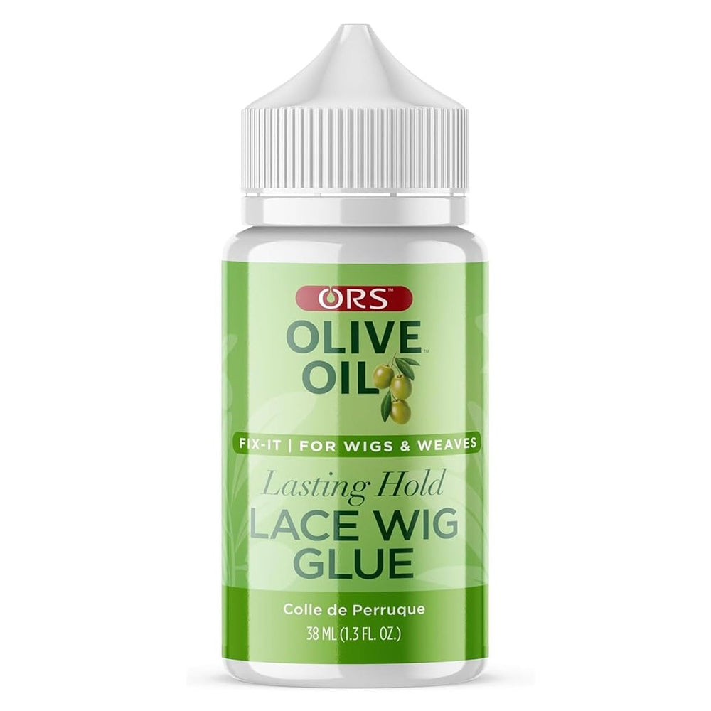 Ors Olive Oil Fix It Lasting Hold Lace Wig Glue for Water and Sweat Resistant 1.3Oz (38ml)