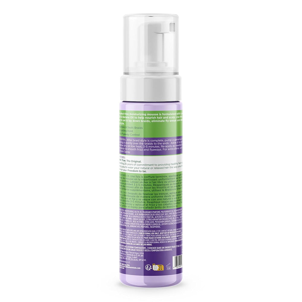 ORS Olive Oil Braidzone Braid Setting Mousse for Hair and Scalp Nourishment 7Oz (207ml)