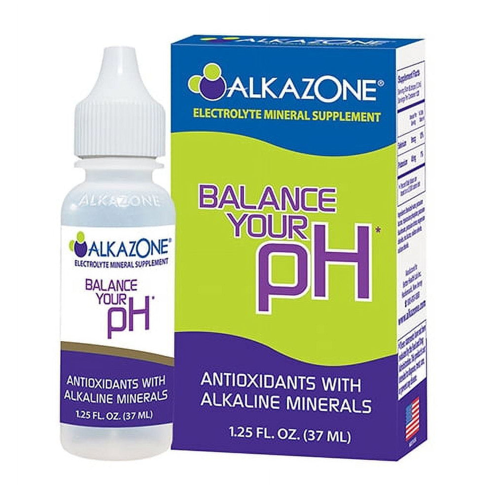 Alkazone Alkaline Booster Drops With Antioxidant, 1.25 Oz