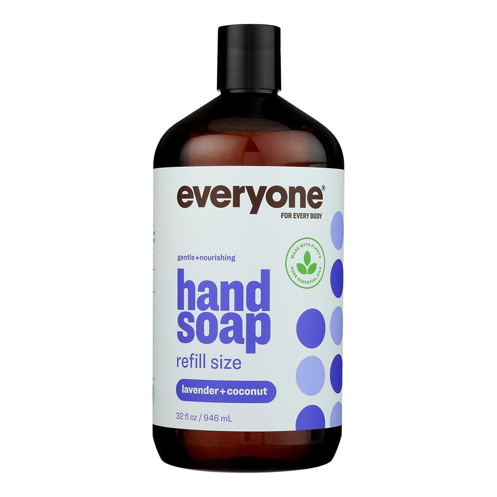 Everyone Lavender and Coconut Hand Soap for Gentle Cleansing 32Oz (946ml)