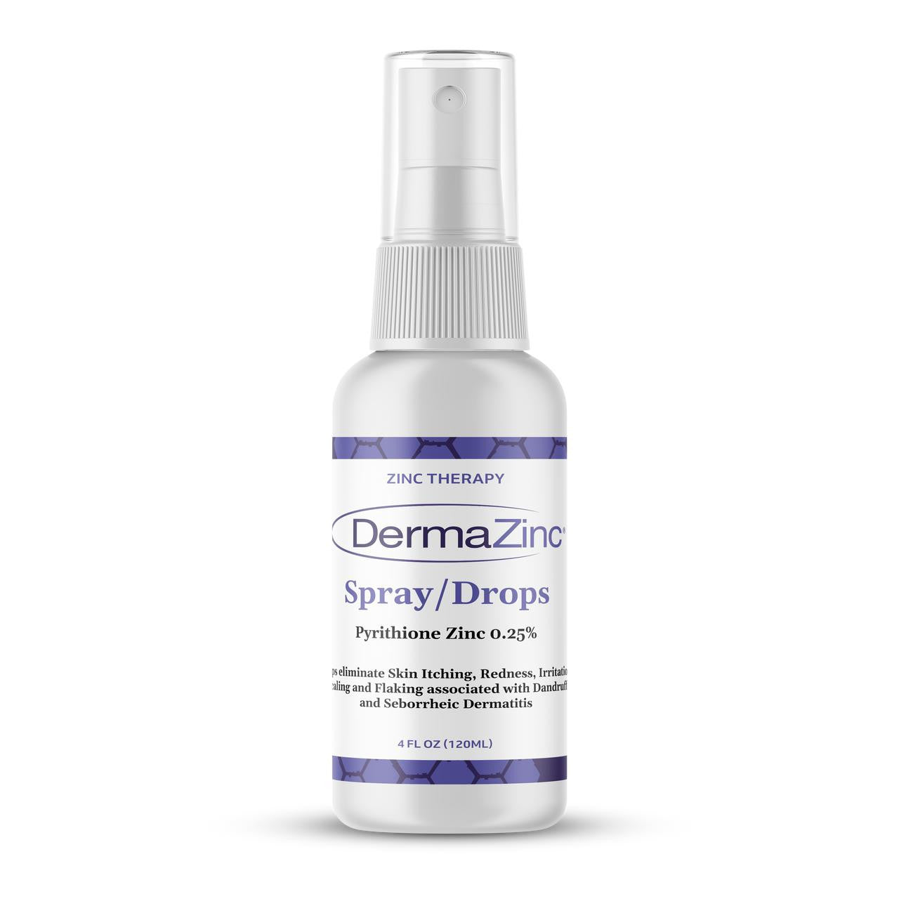 Dermazinc Zinc Therapy Spray Drops For Psoriasis, 4 Oz