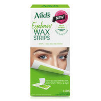 Nads Eyebrow Wax Strips Facial Hair Removal for Eyebrow Shaping, 6 Ea