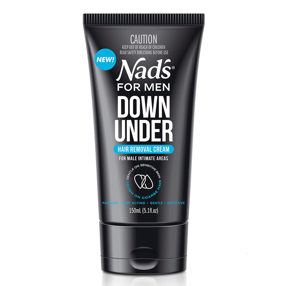 Nads For Men Down Under Hair Removal Cream for Mens Private Areas, 5.1 Oz