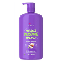 Aussie Miracle Volume Hair Shampoo with Pump, 26.2 Oz