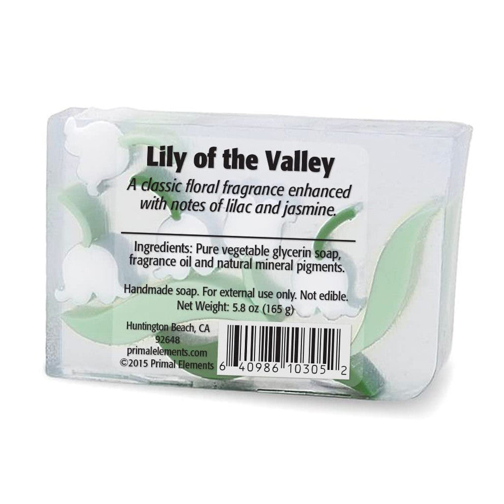 Primal Elements Lily of the Valley Bar Soap, 5.8 Oz
