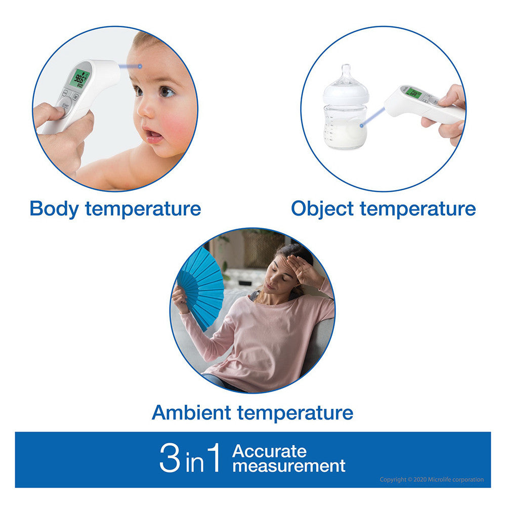 Microlife Non Contact Forehead Thermometer, 1 Ea