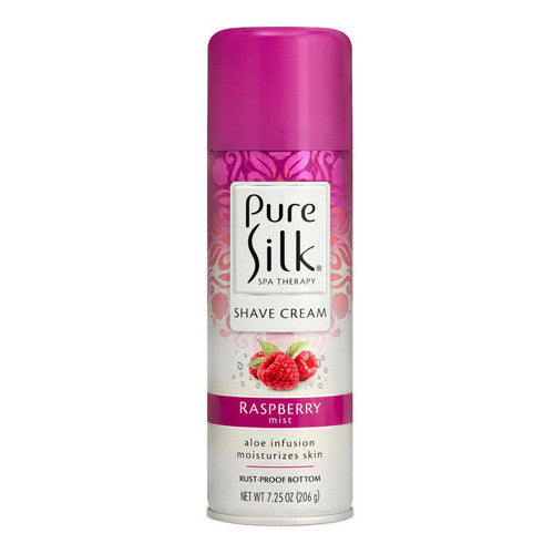 Pure Silk Spa Therapy Shave Cream for Women, Raspberry mist, 7.25 Oz