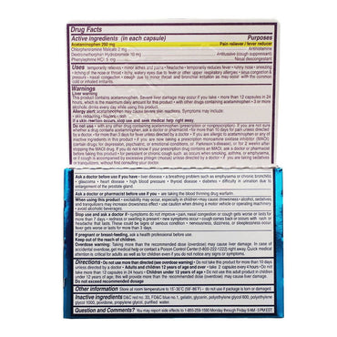XL 3 Xtra Cold and Cough Capsules, 12 Ea