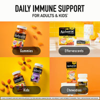 Airborne Original Blast Vitamin C Chewable Tablets Support Immune System, Citrus - 32 Ea
