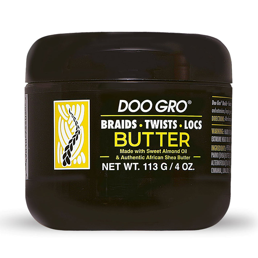 Doo Gro Braid Twist Butter for Moisturizing and Conditioning Protective Styles 4Oz (113g)