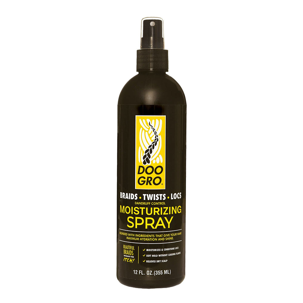 Doo Gro Braids Twists Locs Moisturizing Spray for Dandruff Control 12Oz (355ml)