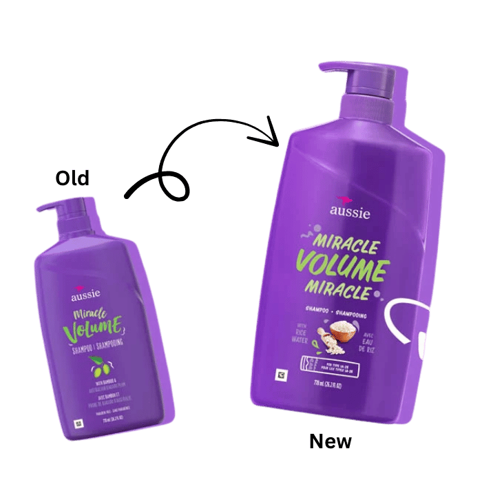 Aussie Miracle Volume Hair Shampoo with Pump, 26.2 Oz