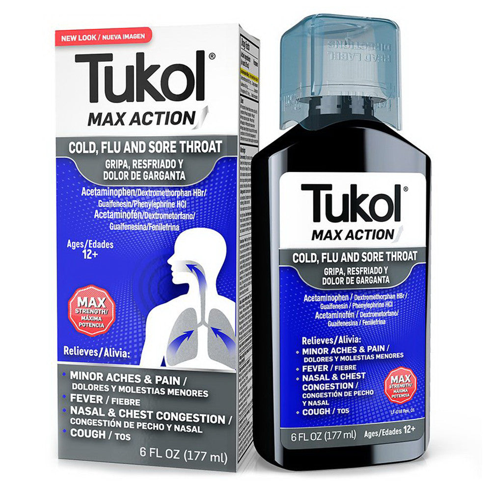 TUKOL Max Severe Cough and Congestion 6 Oz