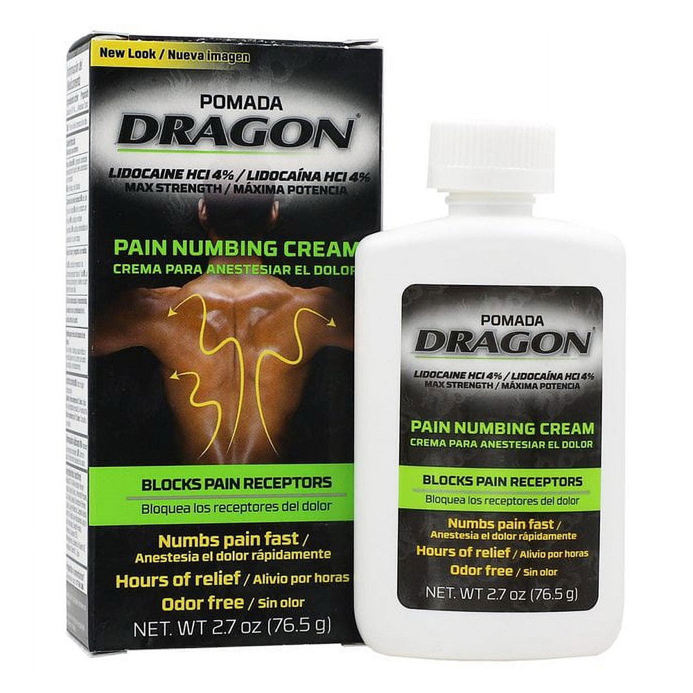 Pomada Dragon Maximum Strength Pain Relief Cream, 2.7 Oz