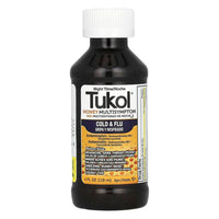 Tukol Night Time Honey Multisymptom Cold and Flu Relief Syrup, 4 Oz
