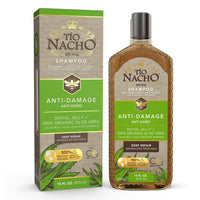 Tio Nacho Anti Damage Deep Repair Shampoo with Aloe Vera all Hair Types, 14 Oz