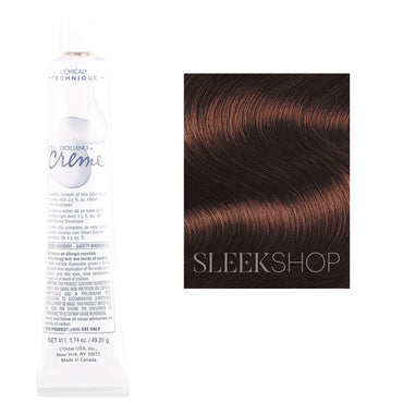 Loreal Excel Creme Color #4.4 Dark Copper Brown, 1.74 oz