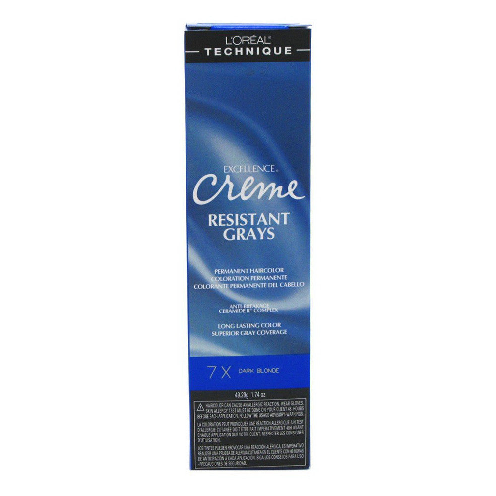 Loreal Excellence Creme Superior Grey Coverage, 7X Dark Blonde, 1.74 Oz