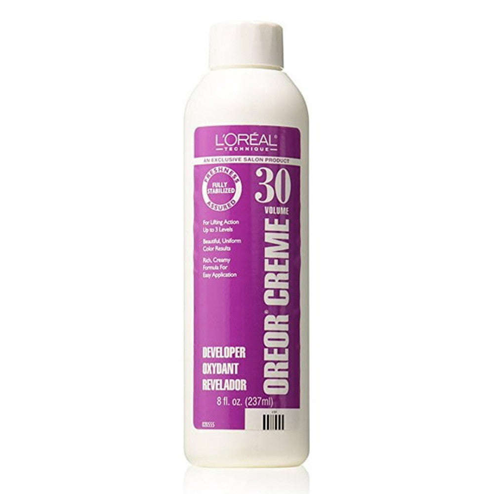 Loreal Oreor Creme Developer 30 Volume, 8 Oz
