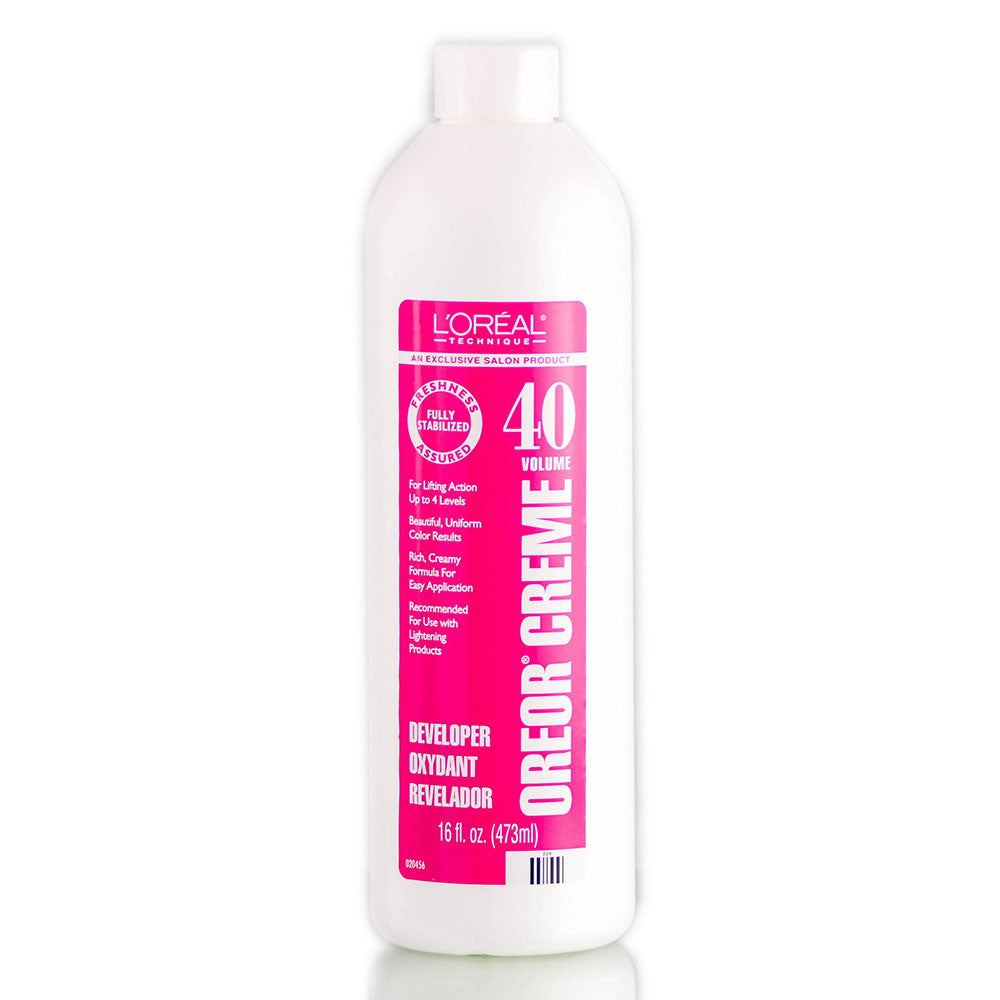 Loreal Oreor Creme 40 Hair Volume Developer, 16 Oz