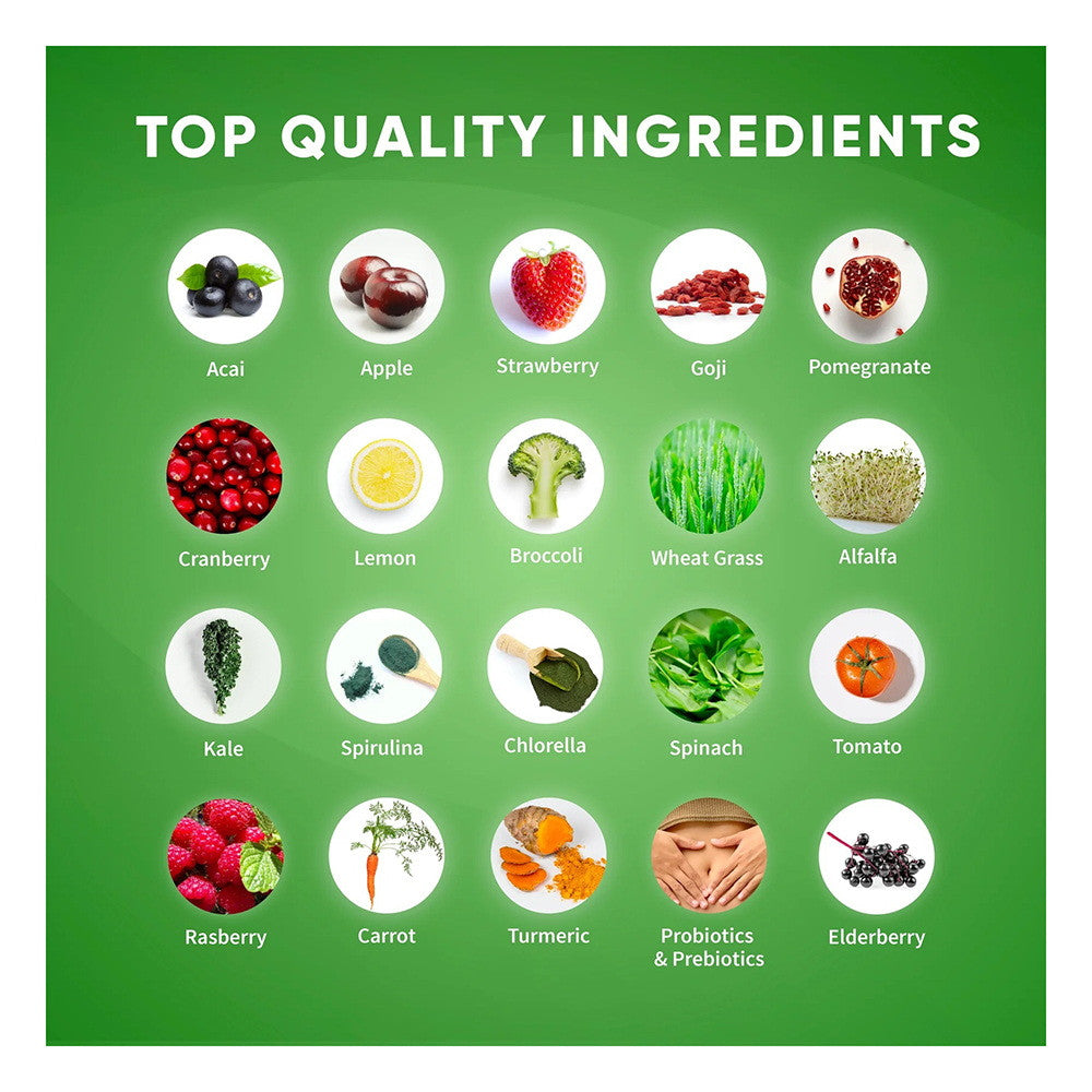 Health Logics Glowing Greens Superfood Collagen Powder, Berry Blast, 10 Oz