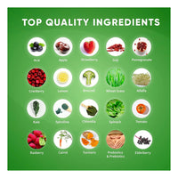 Health Logics Glowing Greens Superfood Collagen Powder, Berry Blast, 10 Oz