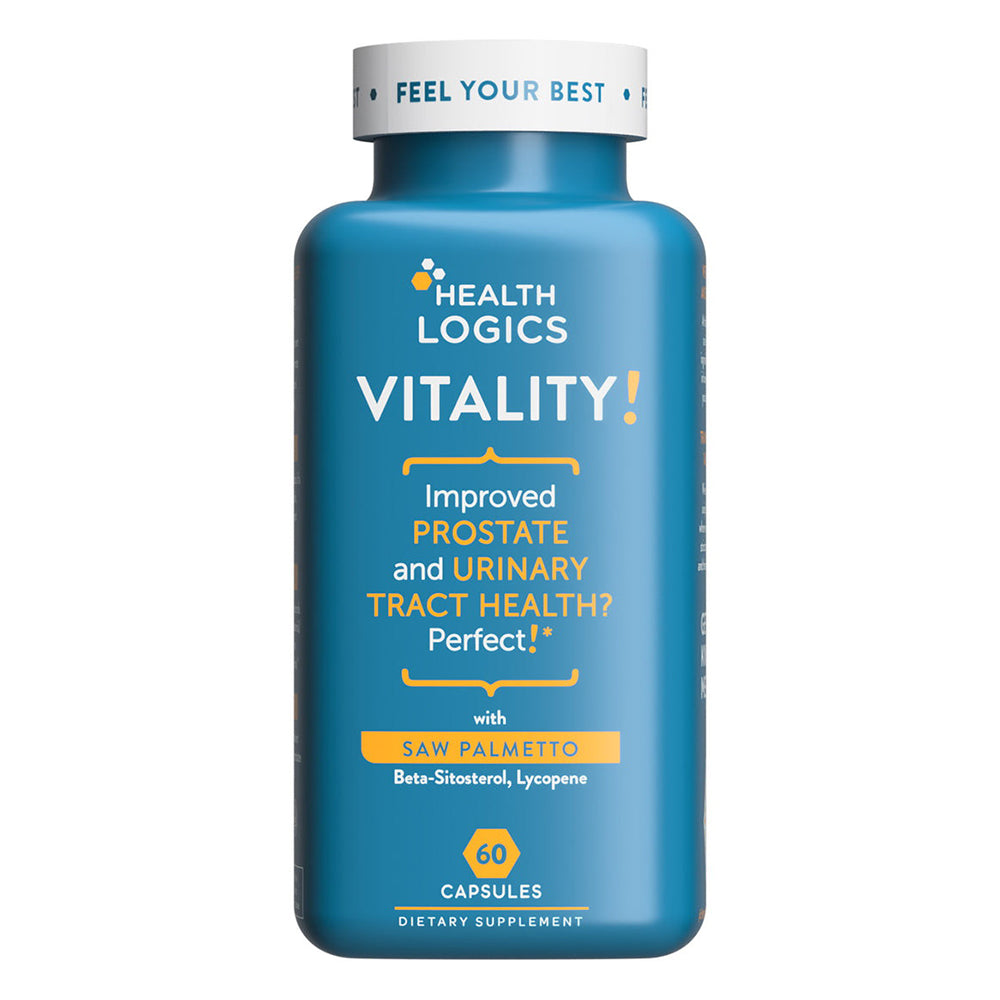 Health Logics Vitality Improved Prostate and Urinary Tract Health Capsules 60Ea