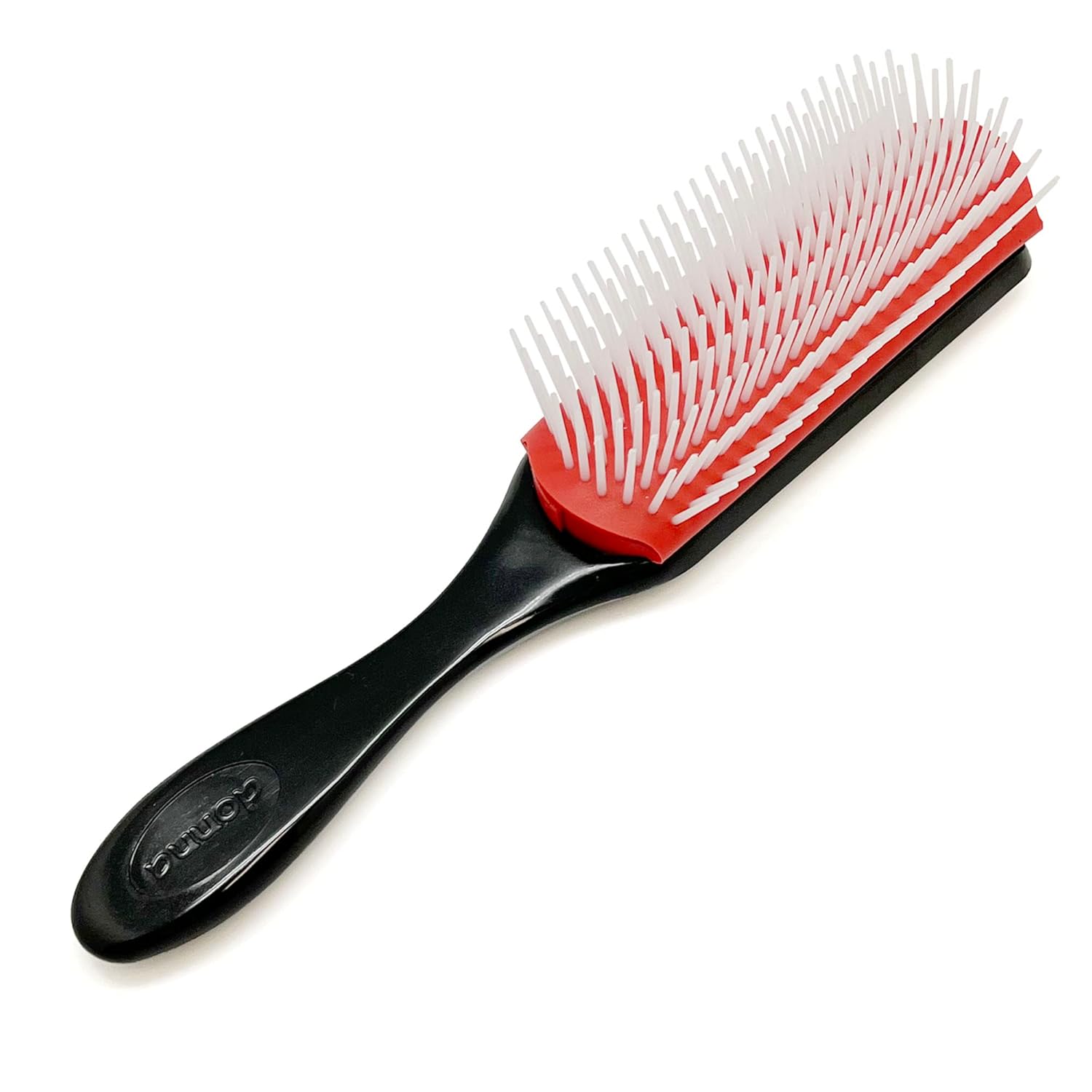 Donna Collection Large Styling Hair Brush for Curly Straight Wet and Detangler Brush for Women Black 1Ea