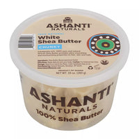 Ashanti Naturals Chunky White Hair Treatments Shea Butter Body Butter, Fragrance Free, 10 Oz