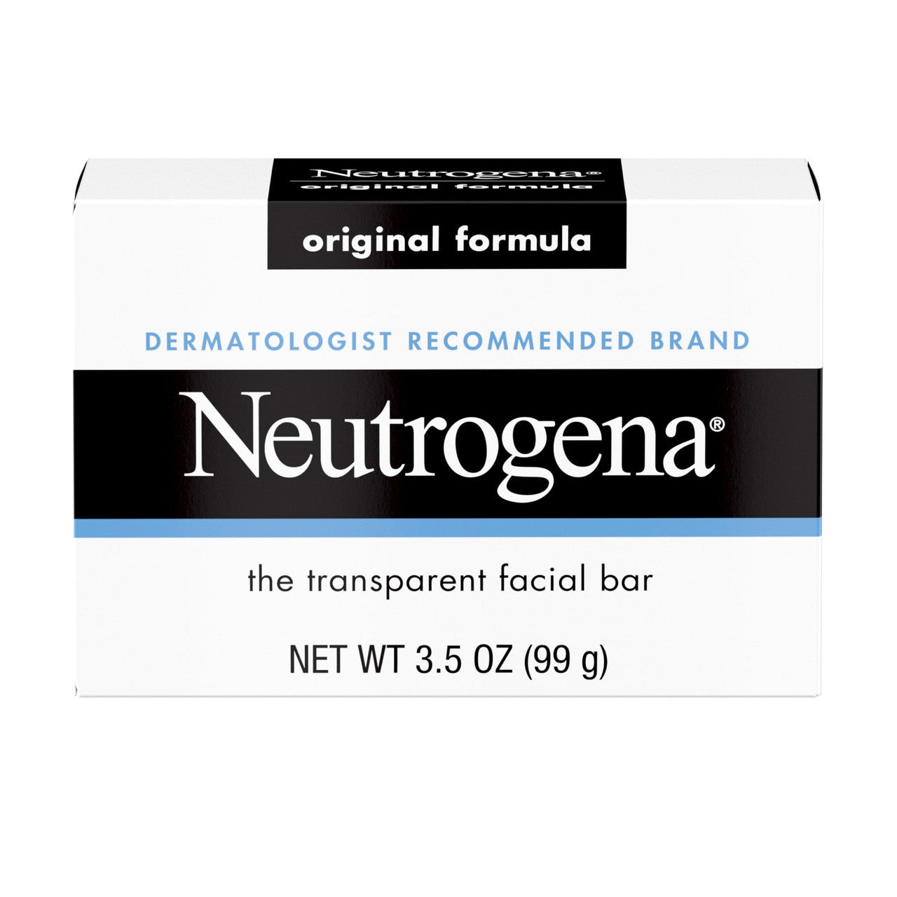 Neutrogena Transparent Scented Facial Soap, Original Formula Soap, 3.5 Oz