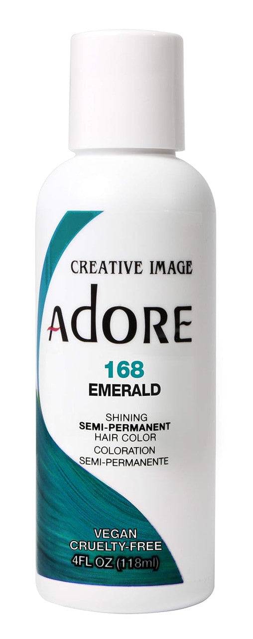 Adore Semi Permanent Haircolor 168 Emerald, 4 Oz