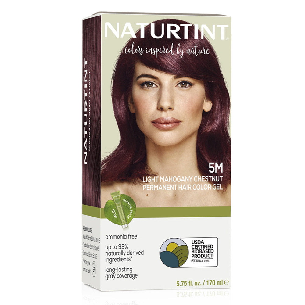 Naturtint Permanent Hair Colorant, 5M Light Mahogany Chestnut, 5.75 Oz