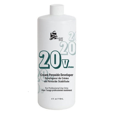 Super Star Cream Peroxide Developer with 20 Volume, 4 Oz
