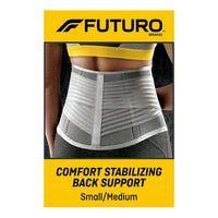 Futuro Stabilizing Back Support, Small Or Medium, 1 Ea