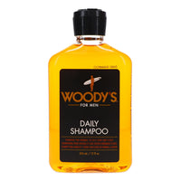 Woodys For Men Daily Shampoo for all Hair Types, 12 Oz