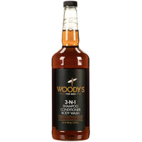 Woodys for Men 3 in 1 Shampoo, Conditioner and Body Wash, 32 Oz