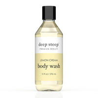 Deep Steep Premium Beauty Lemon Cream Body Wash, 10 Oz