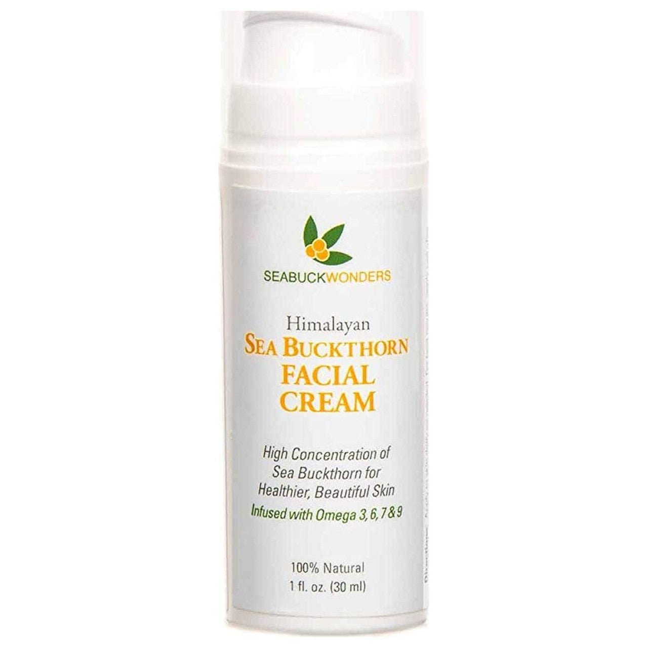 Seabuck Wonders Himalayan Sea Buckthorn Facial Cream, 1 Oz