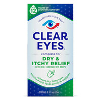Clear Eyes Dry and Itchy Eye Relief Eye Drops, 0.5 Oz