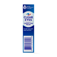 Clear Eyes Clear Contact Lens Relief Eye Drops - 0.5 Oz