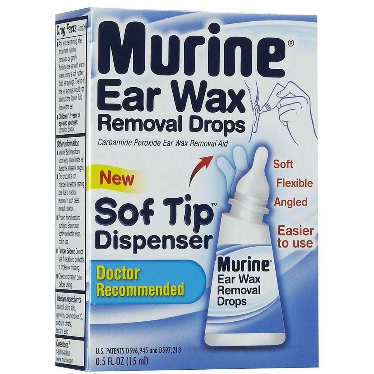 Murine Ear Drops For Ear Wax Relief Drops - 0.5 Fl oz