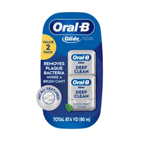 Oral-B Glide Deep Clean Floss, Cool Mint Flavour - 80 Mtr