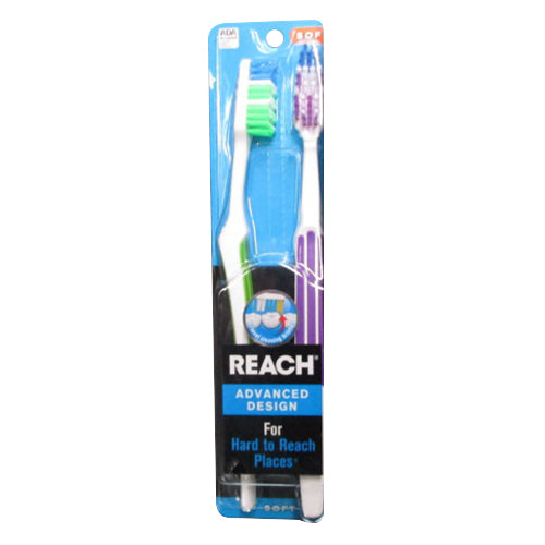 Reach Advanced Design Full Head Toothbrush, Soft - 2 Ea
