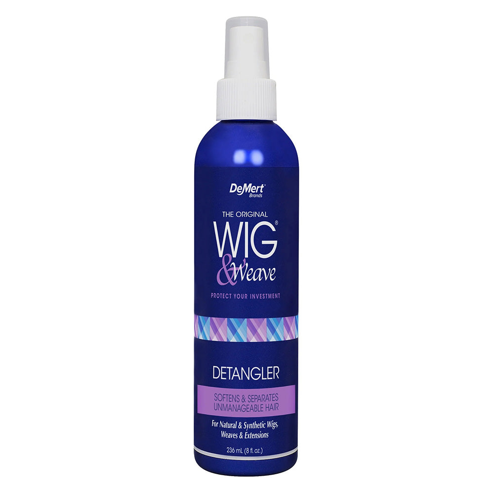 Demert Wig & Weave Detangler and Leave In Conditioner for Natural and Synthetic Hair 8Oz (236ml)