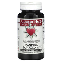 Kroeger Herbs Candida Formula 1 Vegetarian Capsules, 100 Ea
