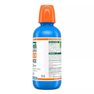 Therabreath Fresh Breath Oral Rinse, Invigorating Icy Mint, 16 Oz