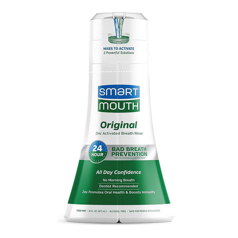 SmartMouth Original Activated Mouthwash, Clean Mint, 16 oz