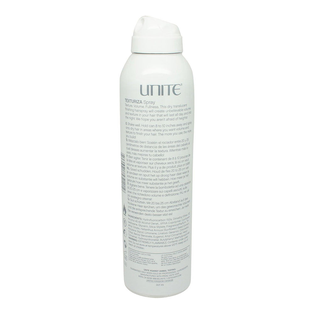 Unite Professional Texturiza Dry Finishing Hair Spray, 7 Oz