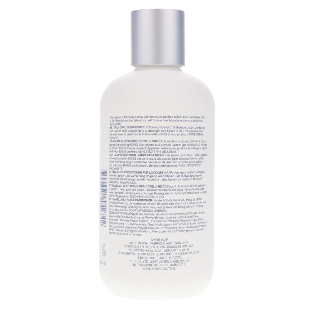 Unite Hair Boing Curl Conditioner, 8 Oz